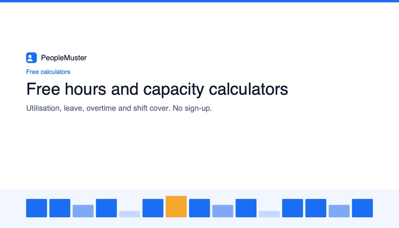 Free HR and Payroll Calculators | PeopleMuster